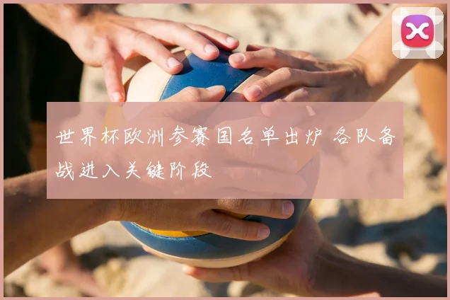 世界杯欧洲参赛国名单出炉 各队备战进入关键阶段